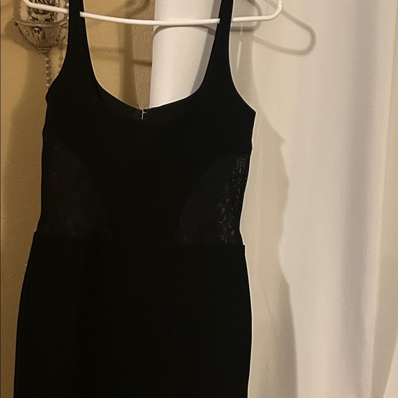 Bec & Bridge Elegant Black Lace Mini Dress - Picture 1 of 2